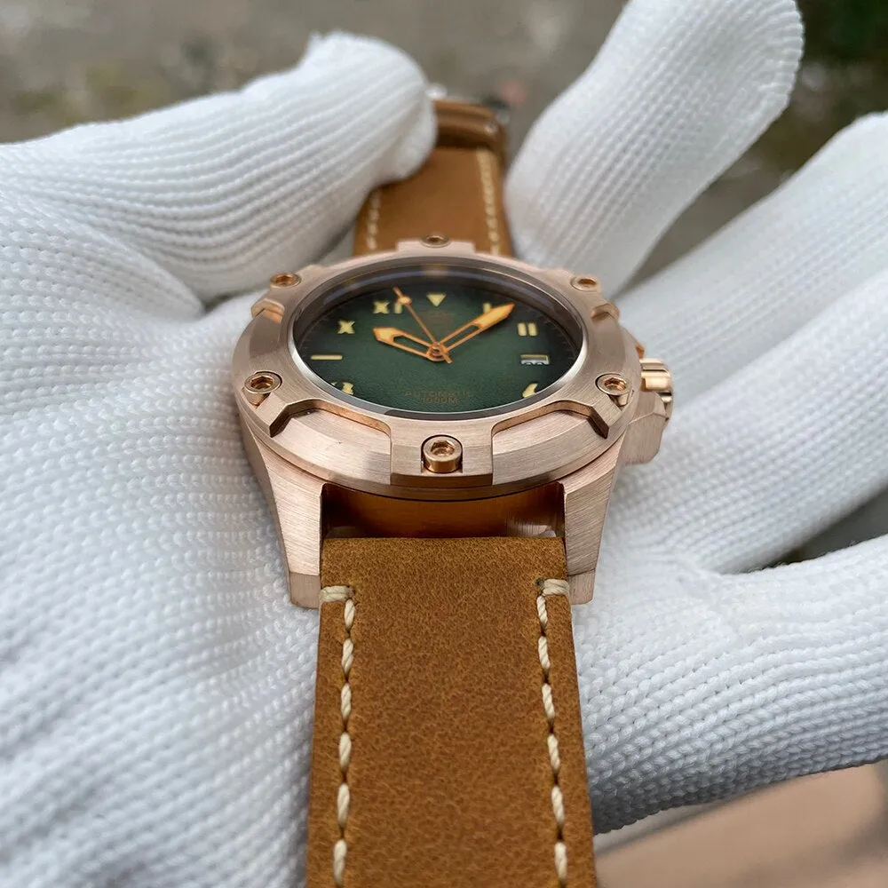 Steeldive SD1943S Solid Bronze Screws Design Watch