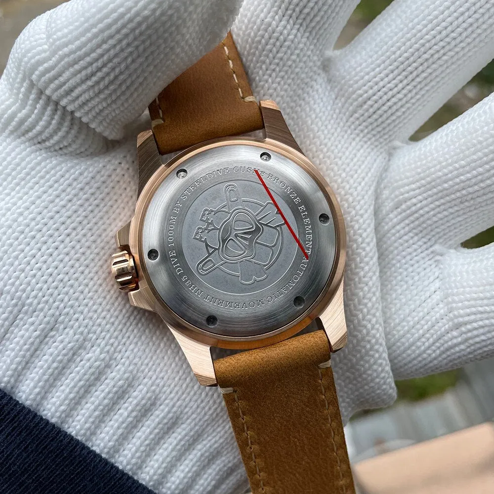 Steeldive SD1943S Solid Bronze Screws Design Watch