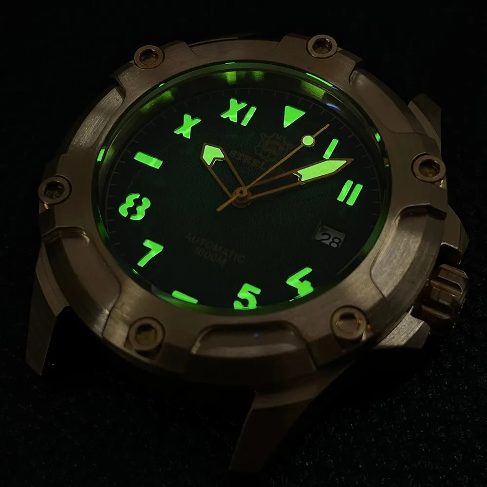 Steeldive SD1943S Solid Bronze Screws Design Watch