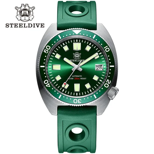 STEELDIVE SD1977 6105/8000 Slim Turtle Diver Watch