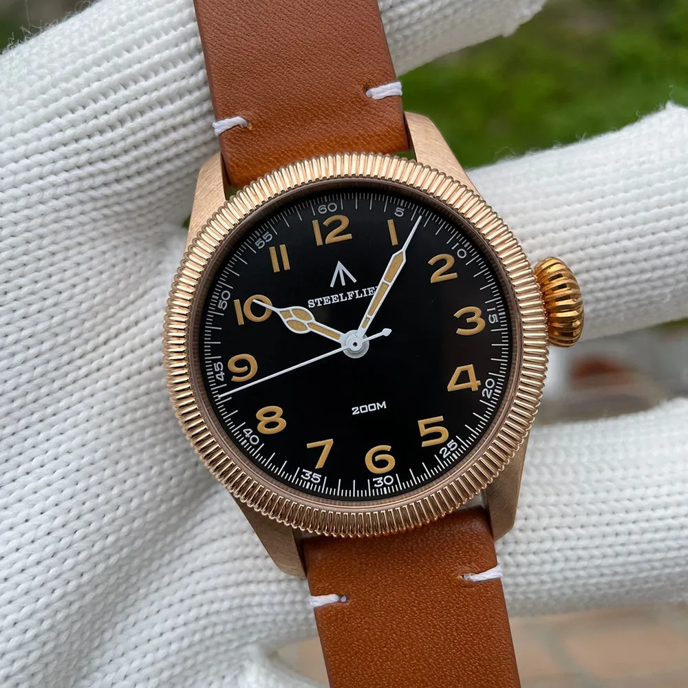 Steelflier VH60 Bronze Filed Watch SF741S