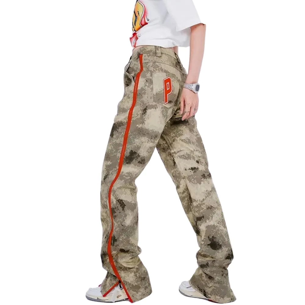 Street Camouflage Straight Sweatpants
