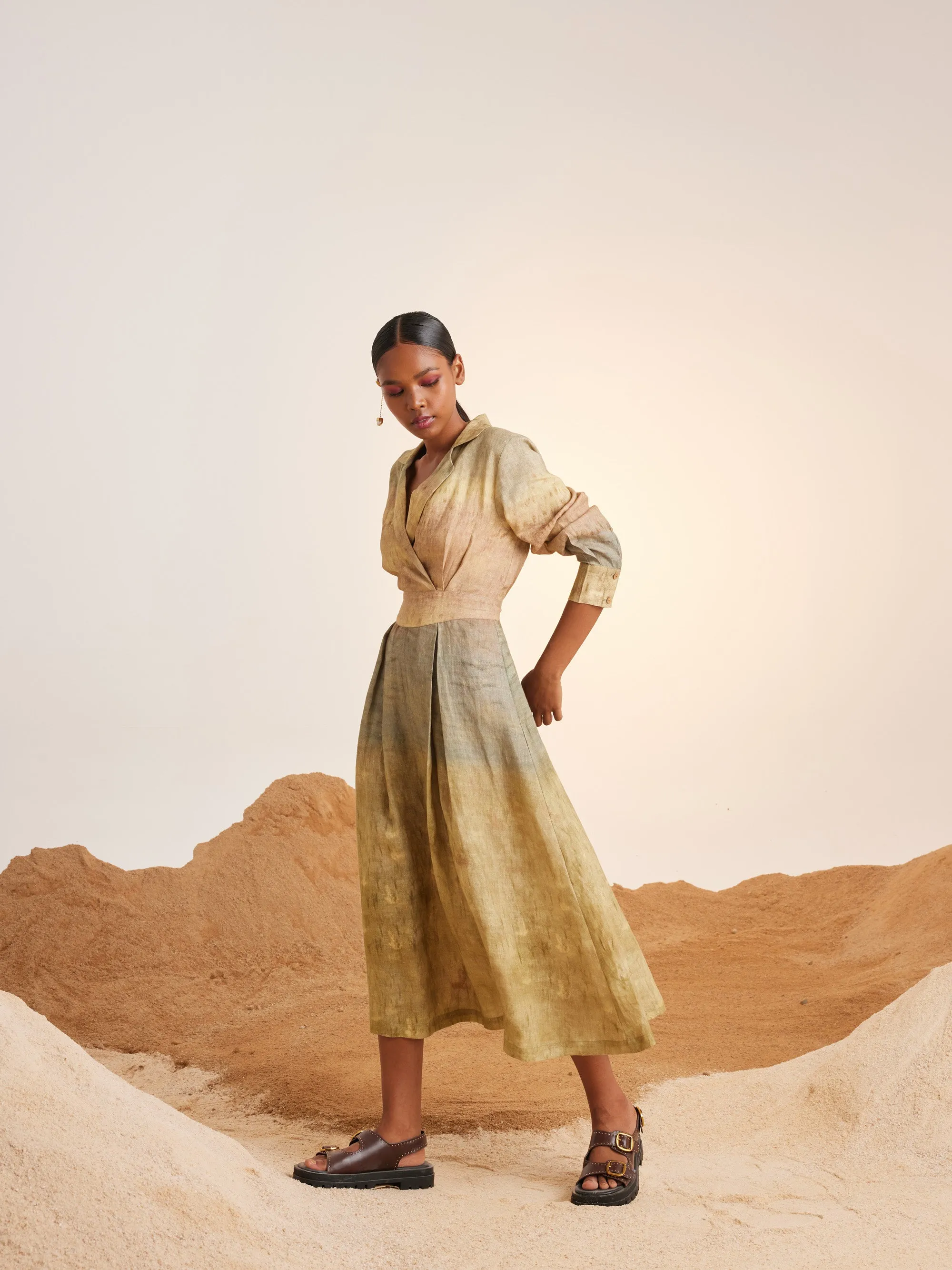 Summer Dress 60'S-Impression-Linen-Ss25-60D-Imp-Cord