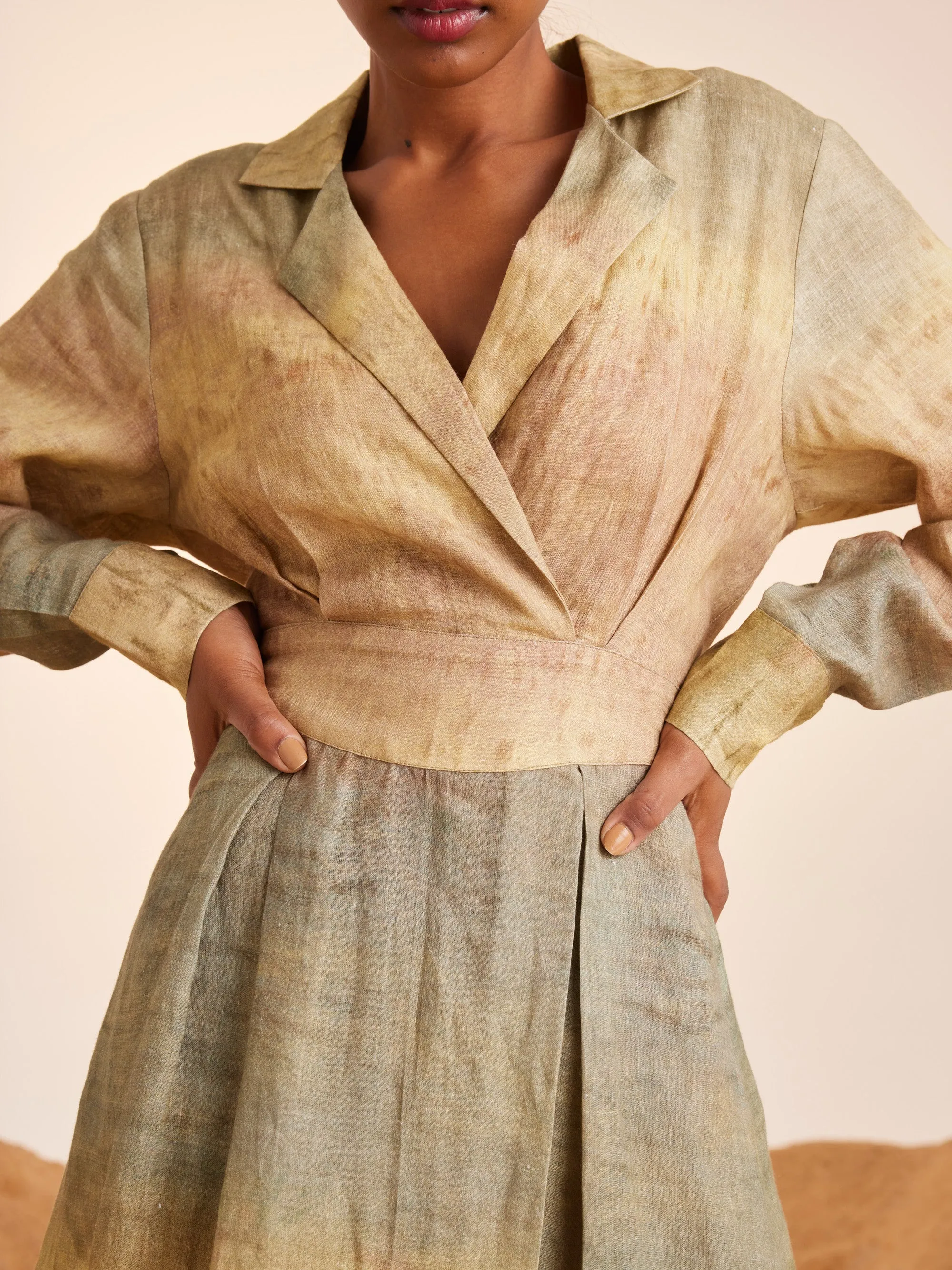 Summer Dress 60'S-Impression-Linen-Ss25-60D-Imp-Cord