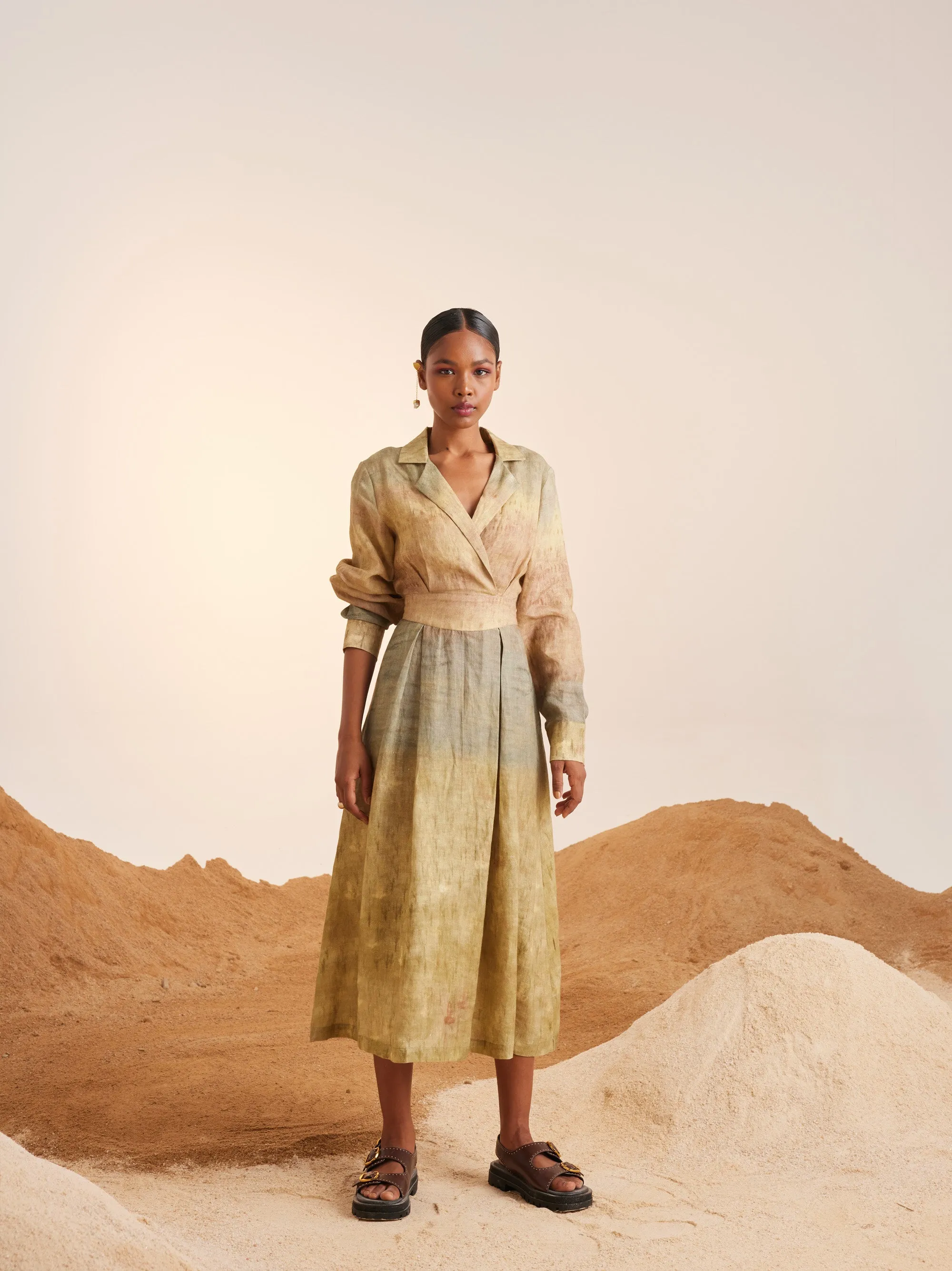 Summer Dress 60'S-Impression-Linen-Ss25-60D-Imp-Cord