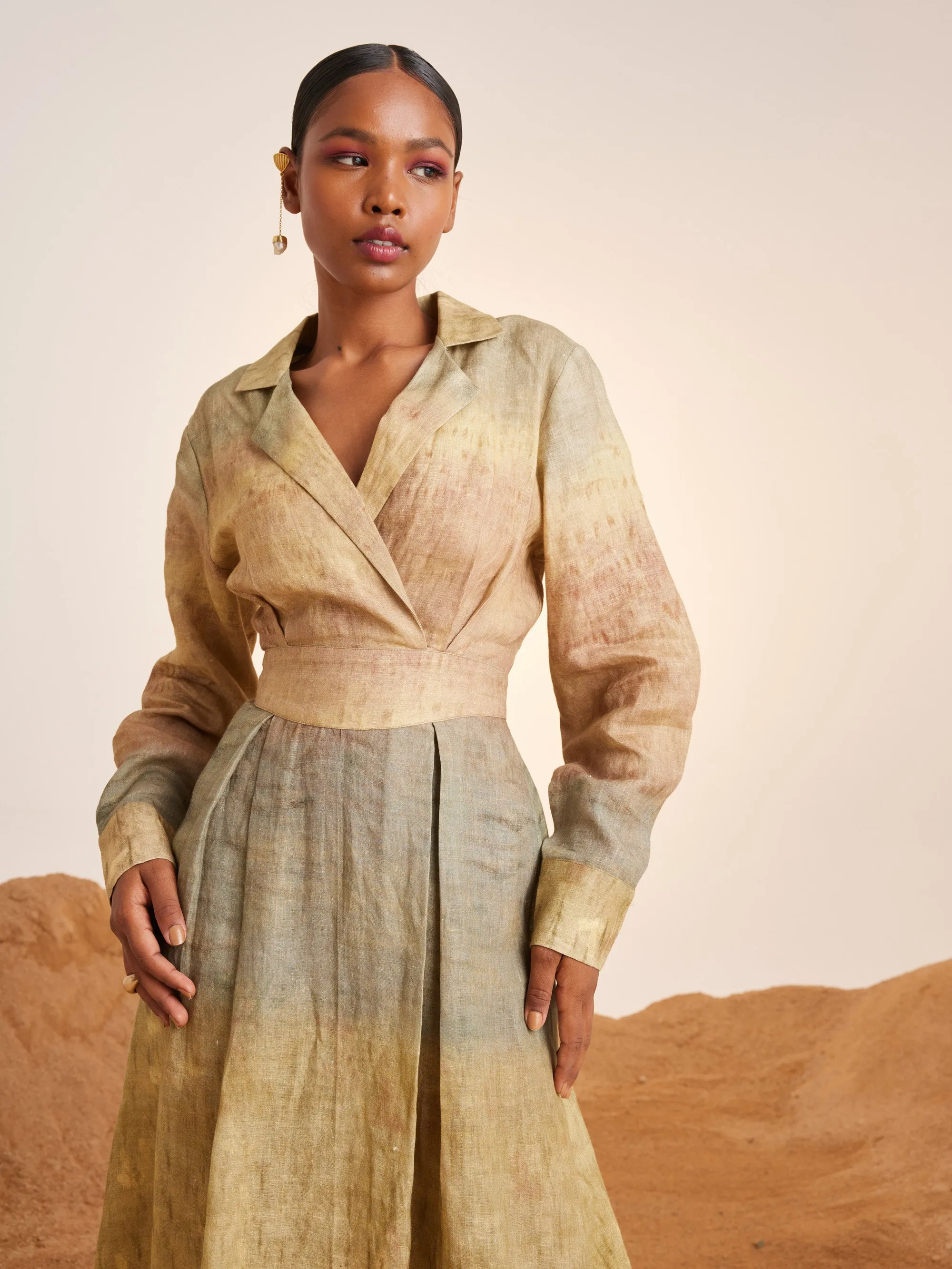 Summer Dress 60'S-Impression-Linen-Ss25-60D-Imp-Cord