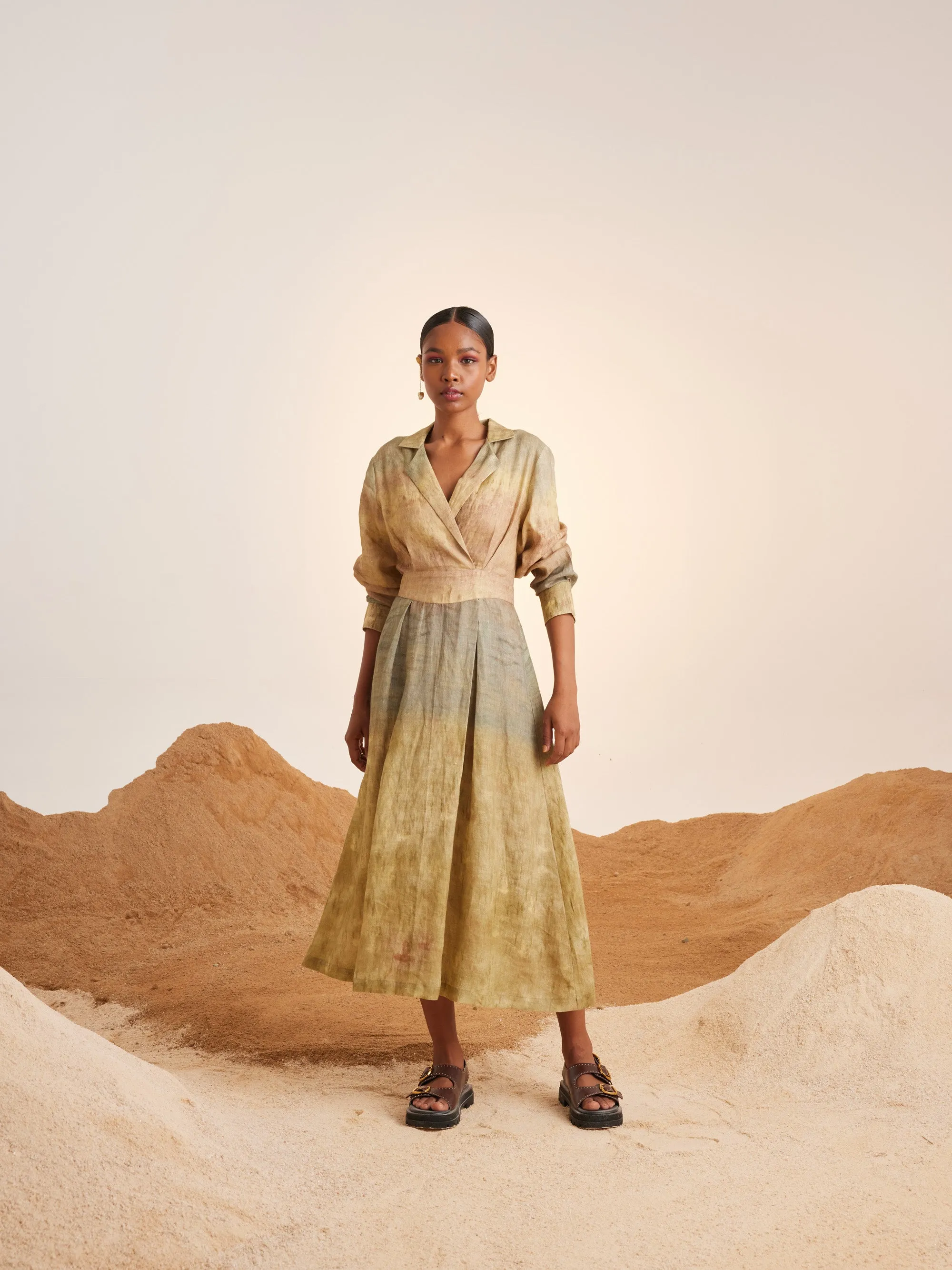 Summer Dress 60'S-Impression-Linen-Ss25-60D-Imp-Cord