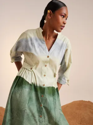Summer Dress Button Down-Earth Cotton Ss25-Bdd-Erth-Cord
