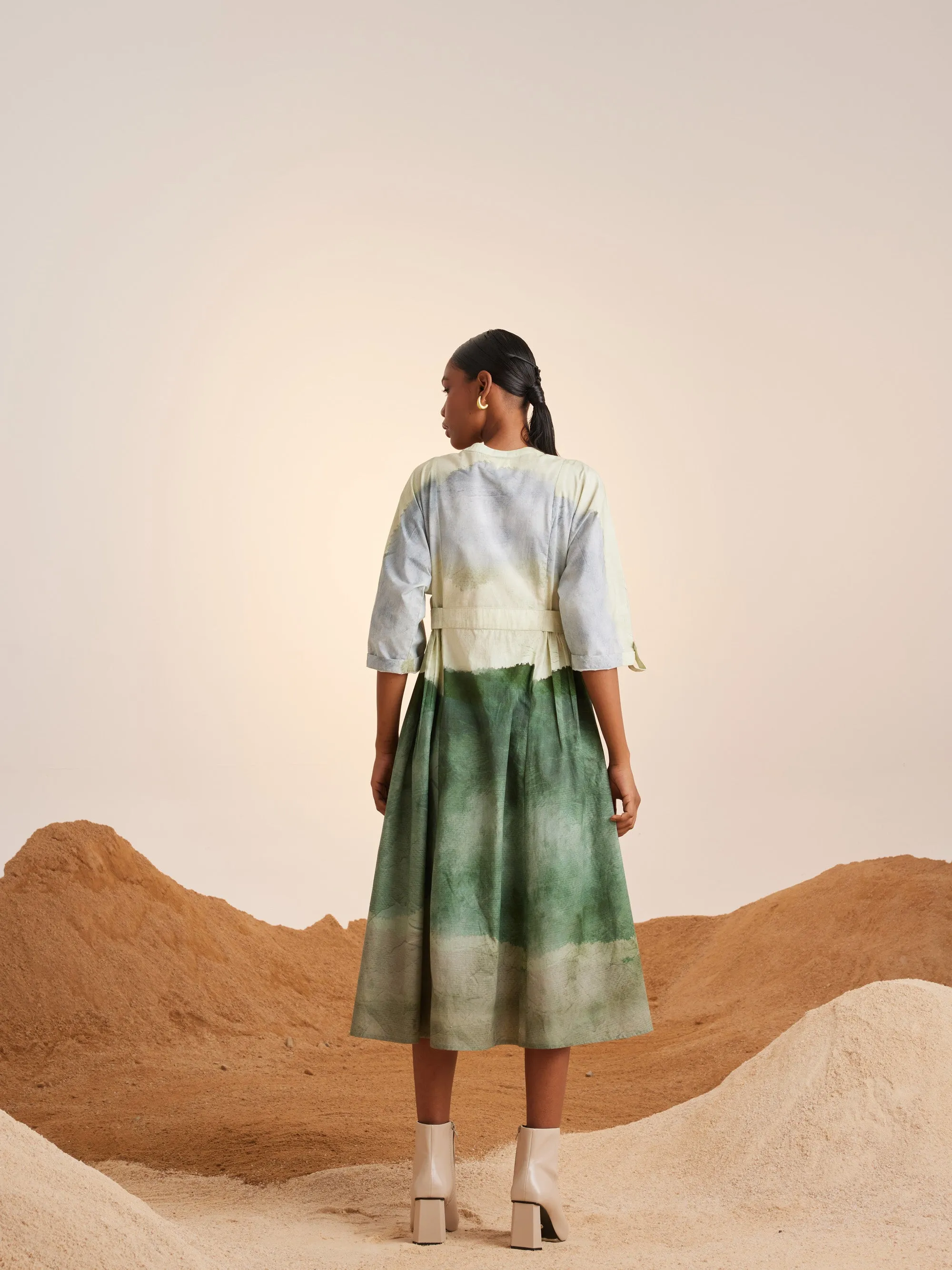 Summer Dress Button Down-Earth Cotton Ss25-Bdd-Erth-Cord