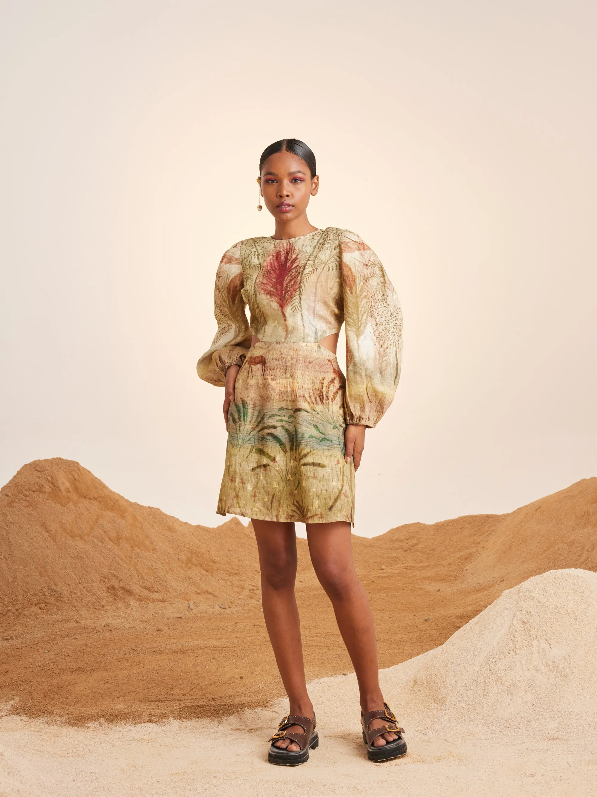 Summer Dress Euro-Woods-Linen-Ss25-Ed-Wod-Cord