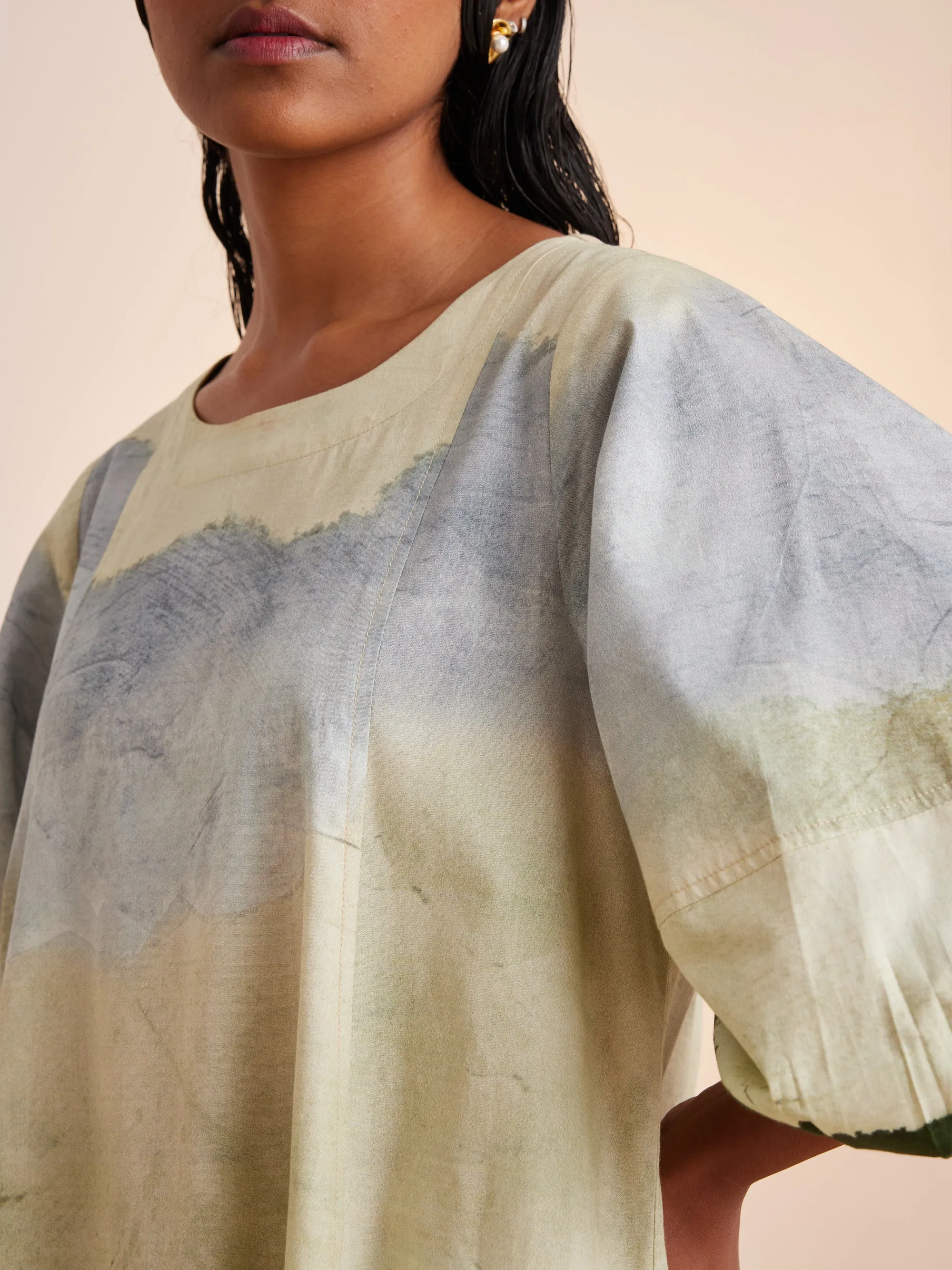 Summer Dress Umbrella-Earth-Cotton Ss25-Ud-Erth-Cord