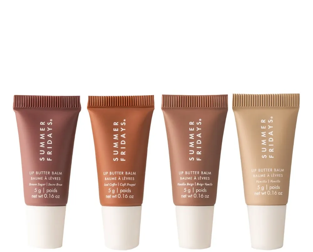 SUMMER FRIDAYS The Mini Neutrals Lip Butter Balm Set