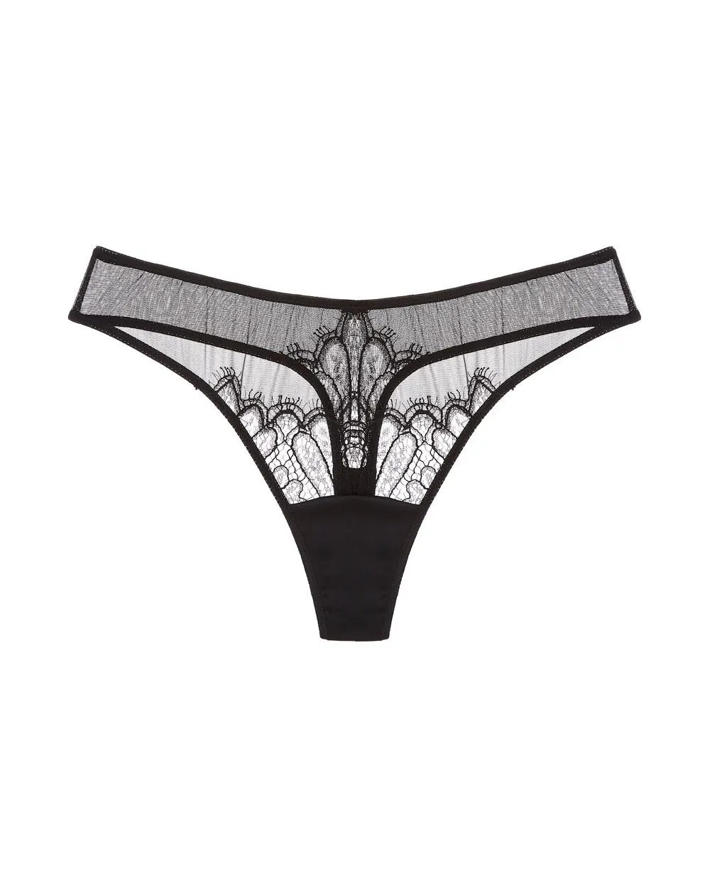 Swan Leavers Lace Thong