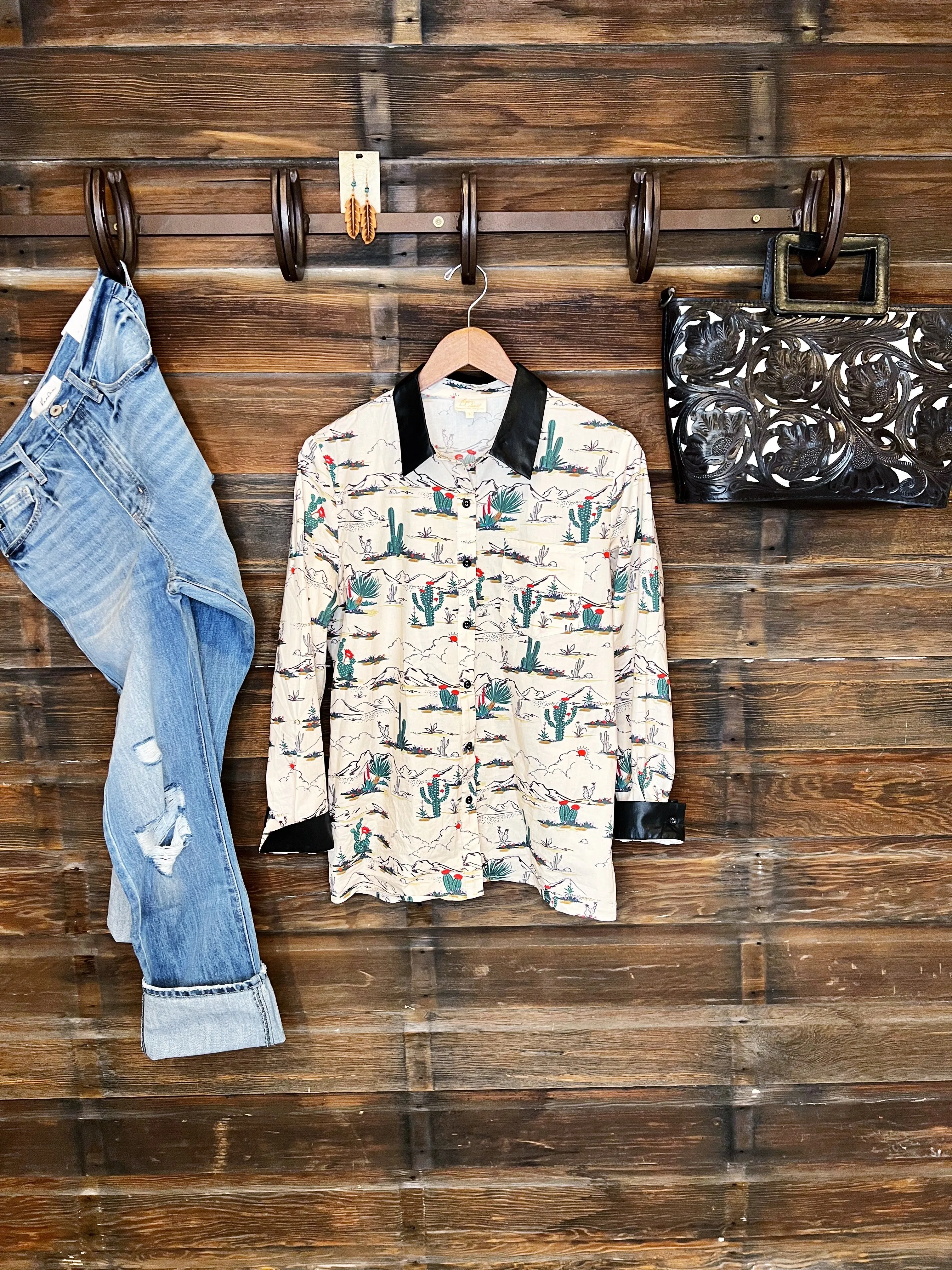 The Desert Button Up