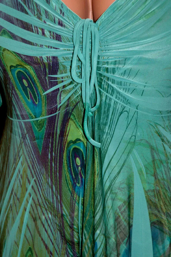 The Jade Peacock Top