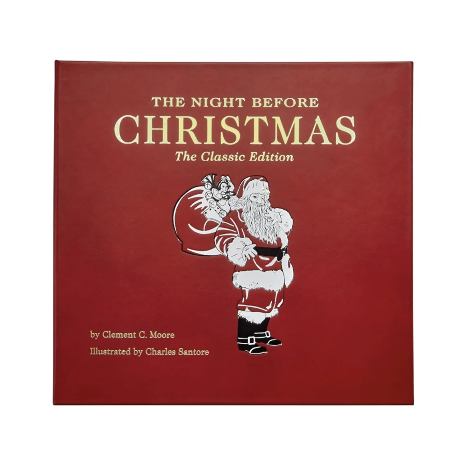 The Night Before Christmas Leather Bound Book