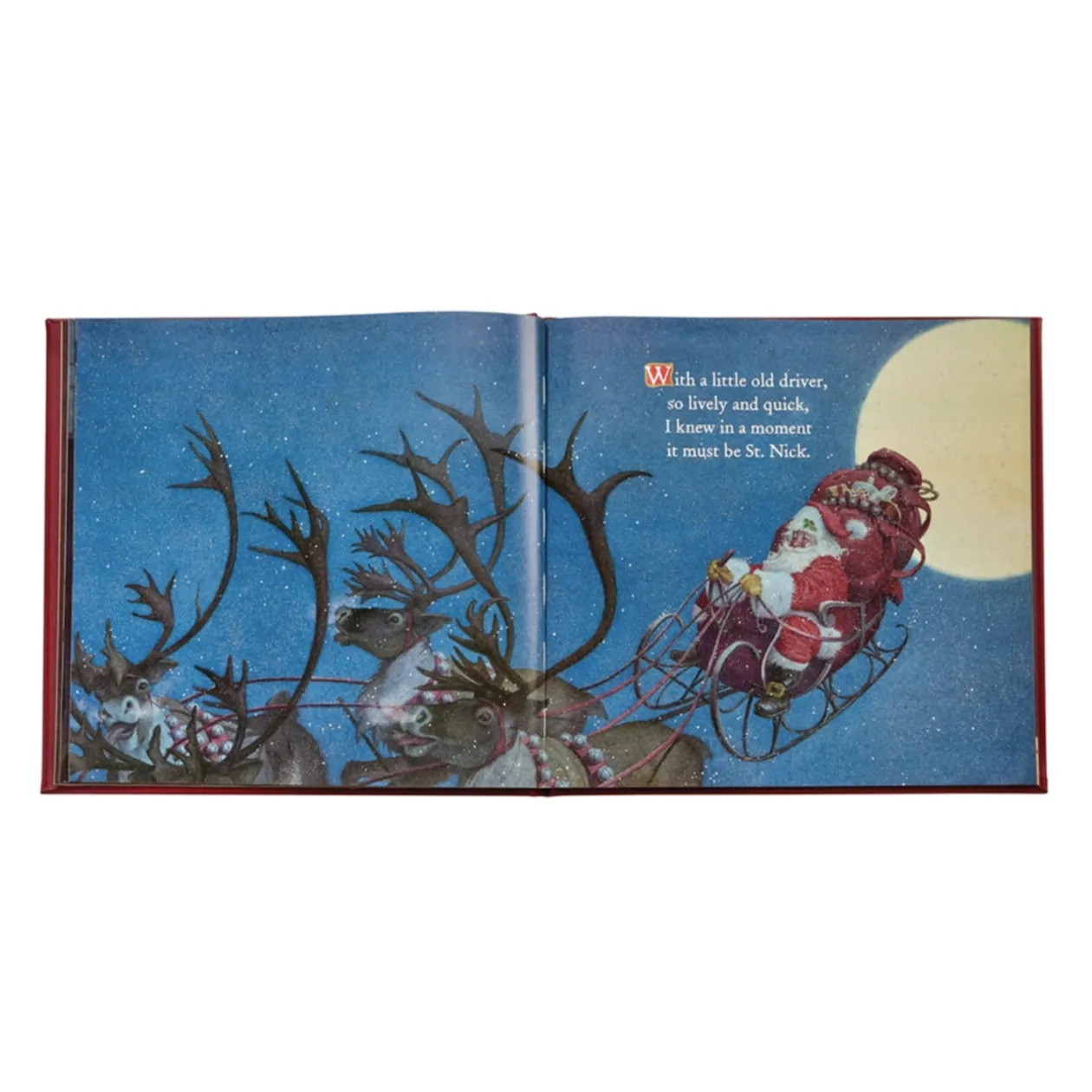 The Night Before Christmas Leather Bound Book