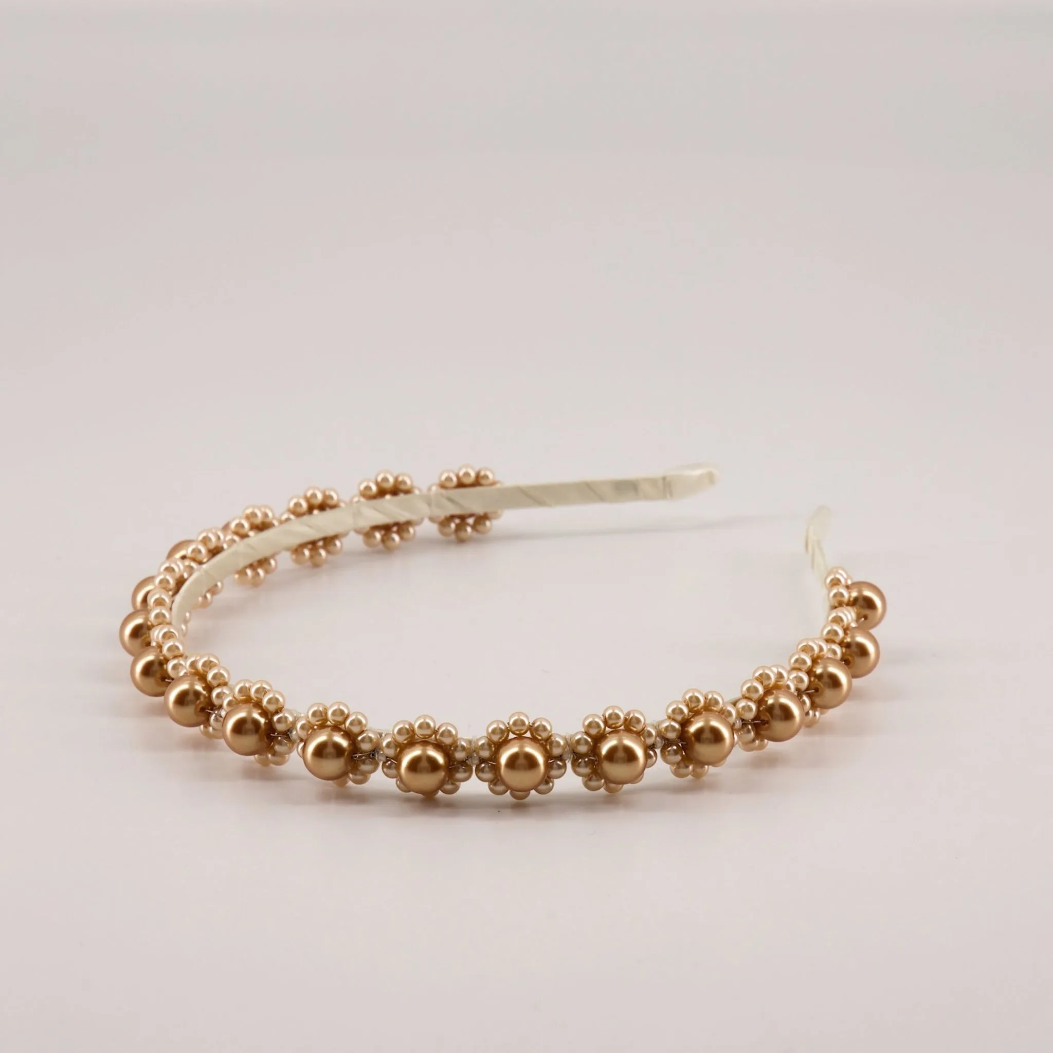 The Tiffany Pearl Flower Designer Headband