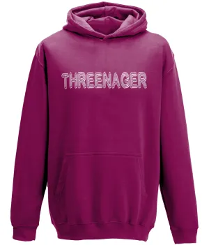 Threenager Kids Hoodie