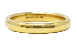 Tiffany & Co. 18 Karat Gold 4.0 MM Unisex Wedding Band Ring