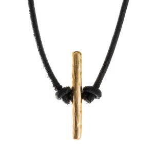 Toggle Necklace - bronze