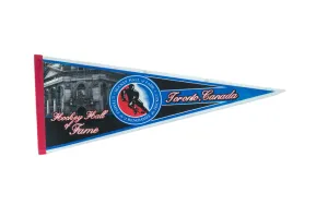 Toronto Canada Hockey Hall of Fame Felt Flag Pennant