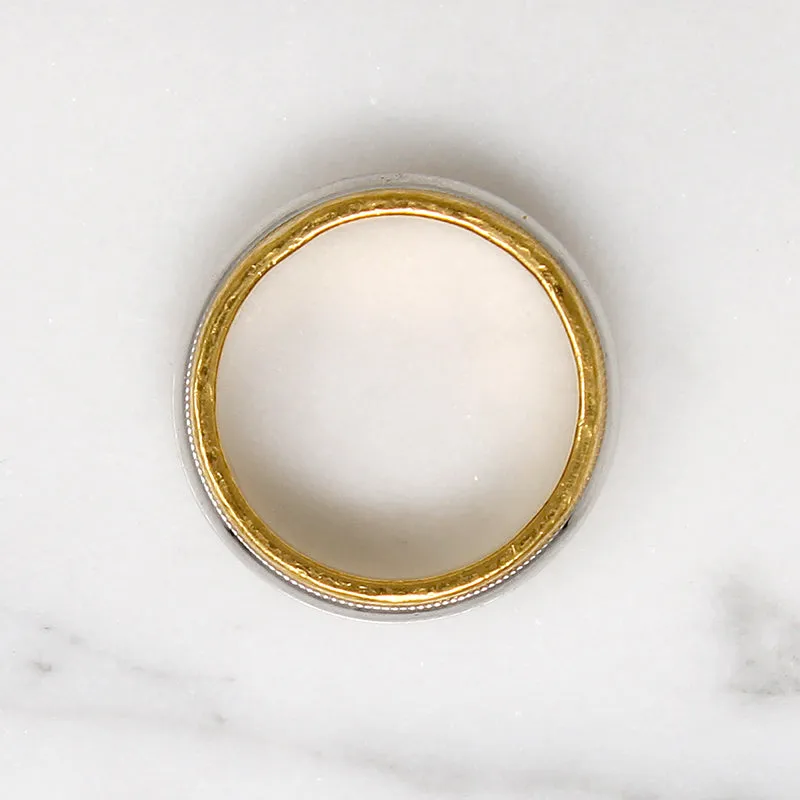 Utterly Precious 24k Gold & Platinum Wedding Band