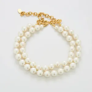 Vintage Carolee Pearl Choker Necklace