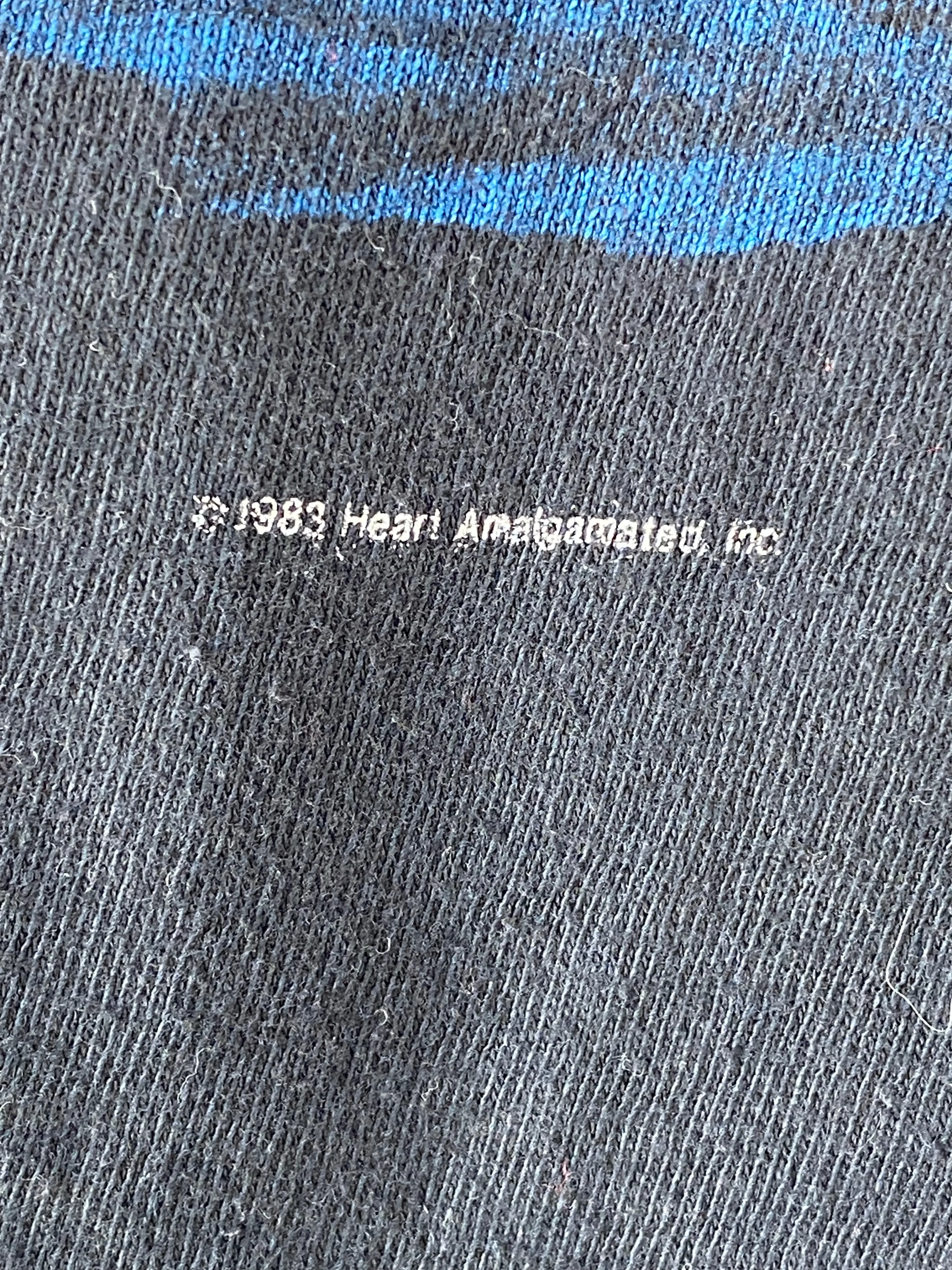 Vintage Heart 1984 Passionworks Tour Black Tee
