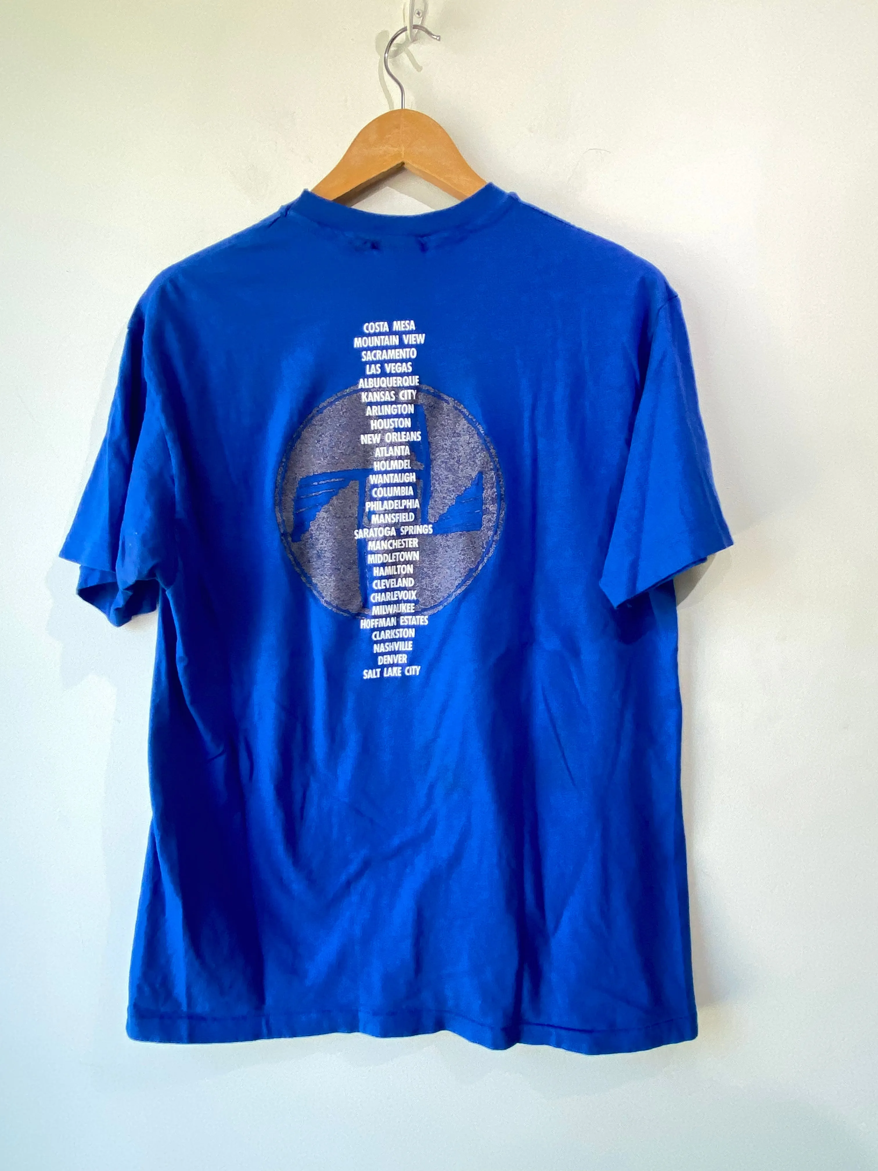 Vintage Heart 1988 Tour Blue Tee