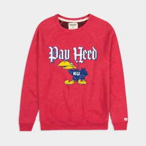 Vintage Kansas Jayhawks "Pay Heed" Crewneck