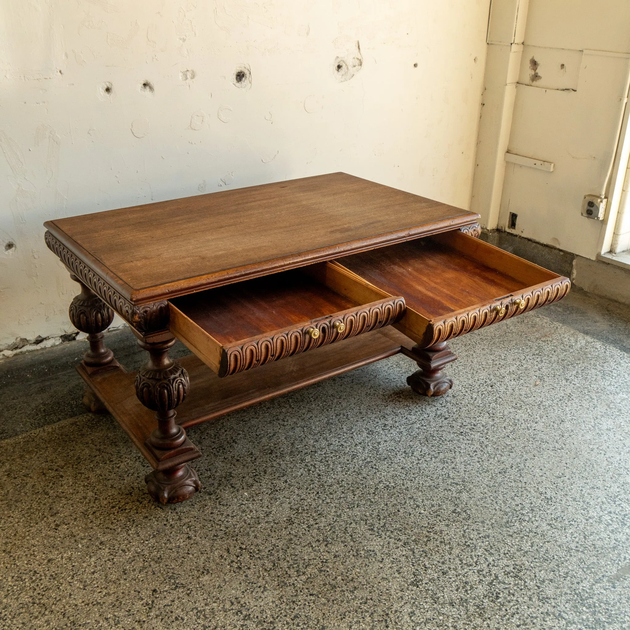 Vintage Library Table