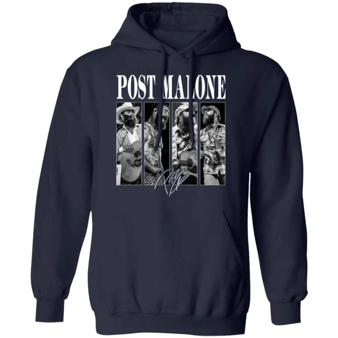 Vintage Post Malone Band Hoodie - Gildan - Retro Posty Hoodie