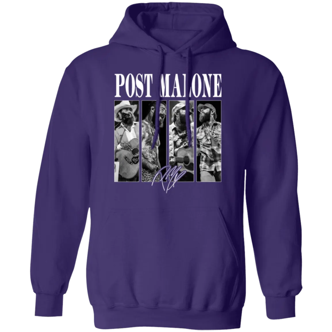 Vintage Post Malone Band Hoodie - Gildan - Retro Posty Hoodie