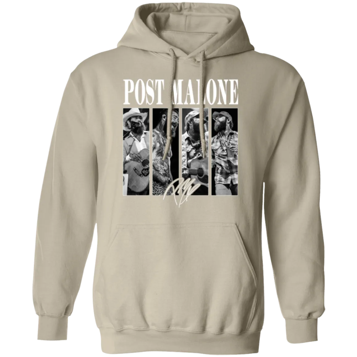 Vintage Post Malone Band Hoodie - Gildan - Retro Posty Hoodie