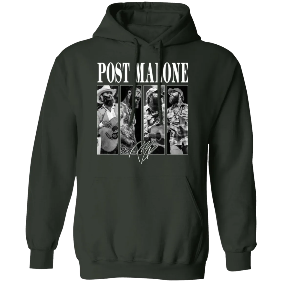 Vintage Post Malone Band Hoodie - Gildan - Retro Posty Hoodie