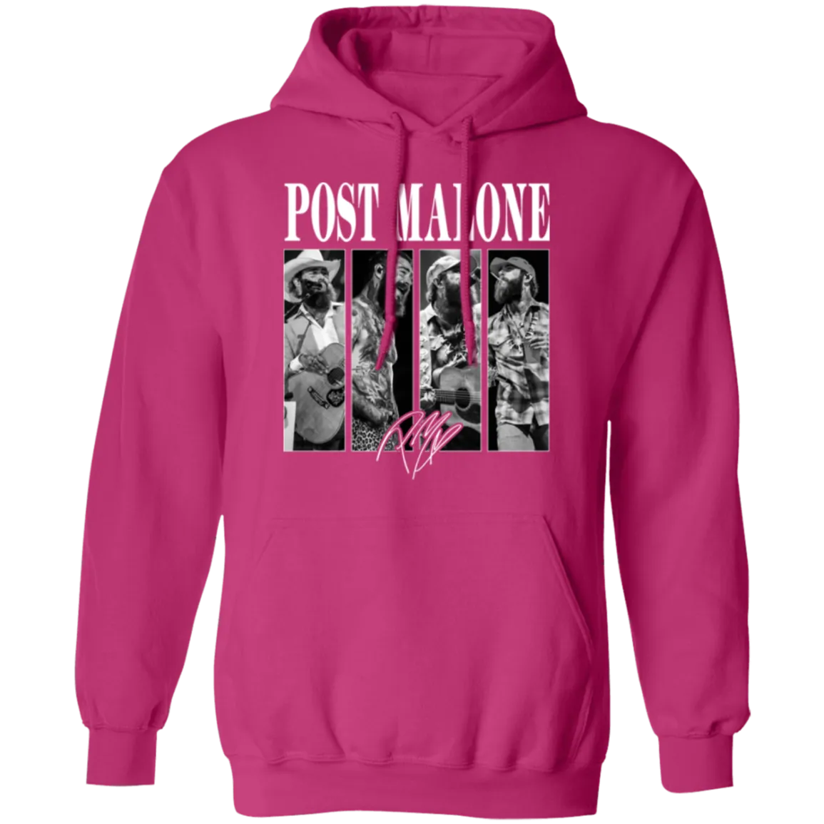 Vintage Post Malone Band Hoodie - Gildan - Retro Posty Hoodie