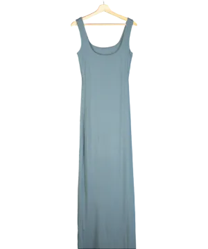 Viveh Blue Sapphire Sleeveless Jersey Maxi Dress UK 4