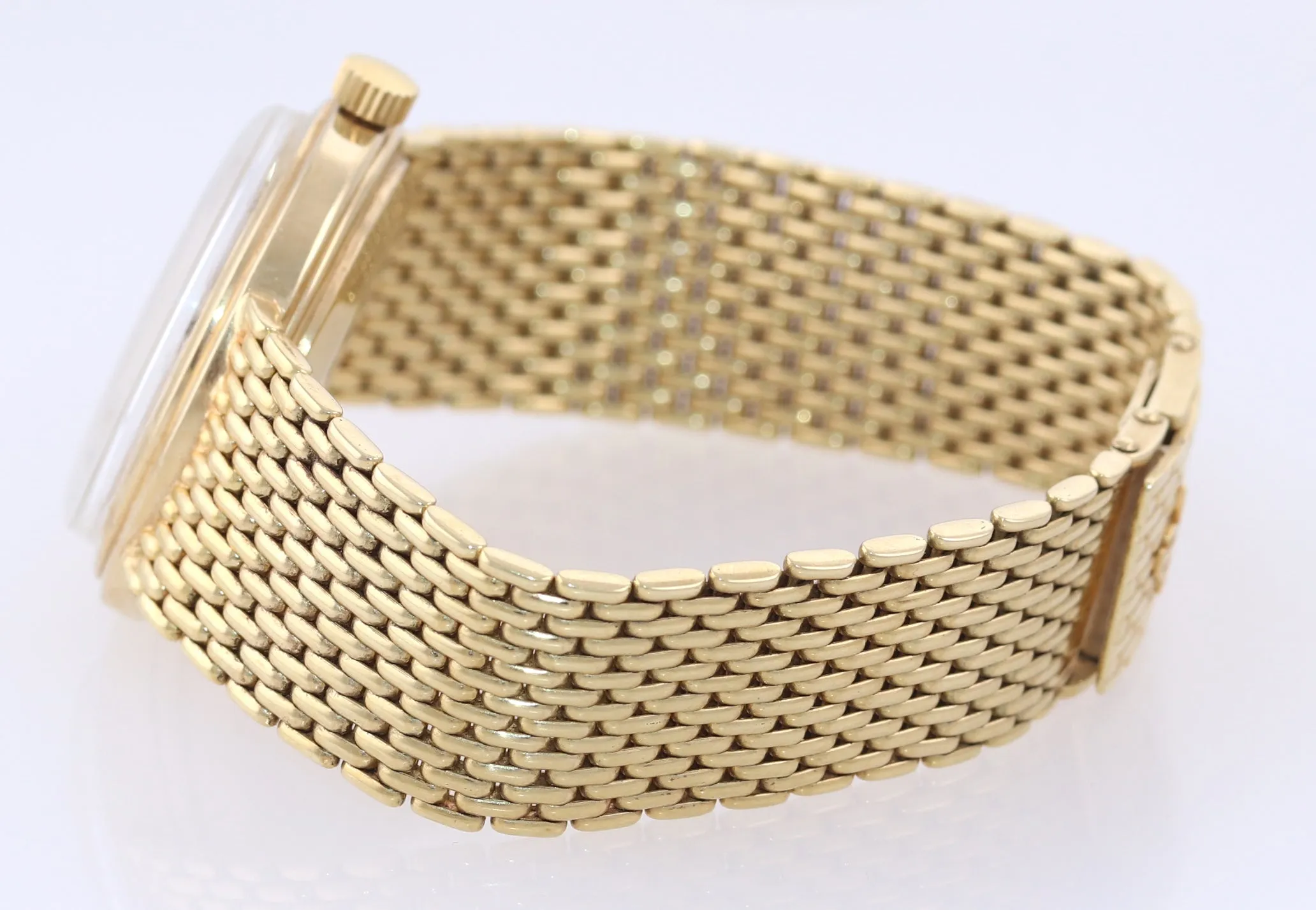 VTG Baume & Mercier Tiffany & Co Solid 14k Yellow Gold Automatic 28 Jewel Watch