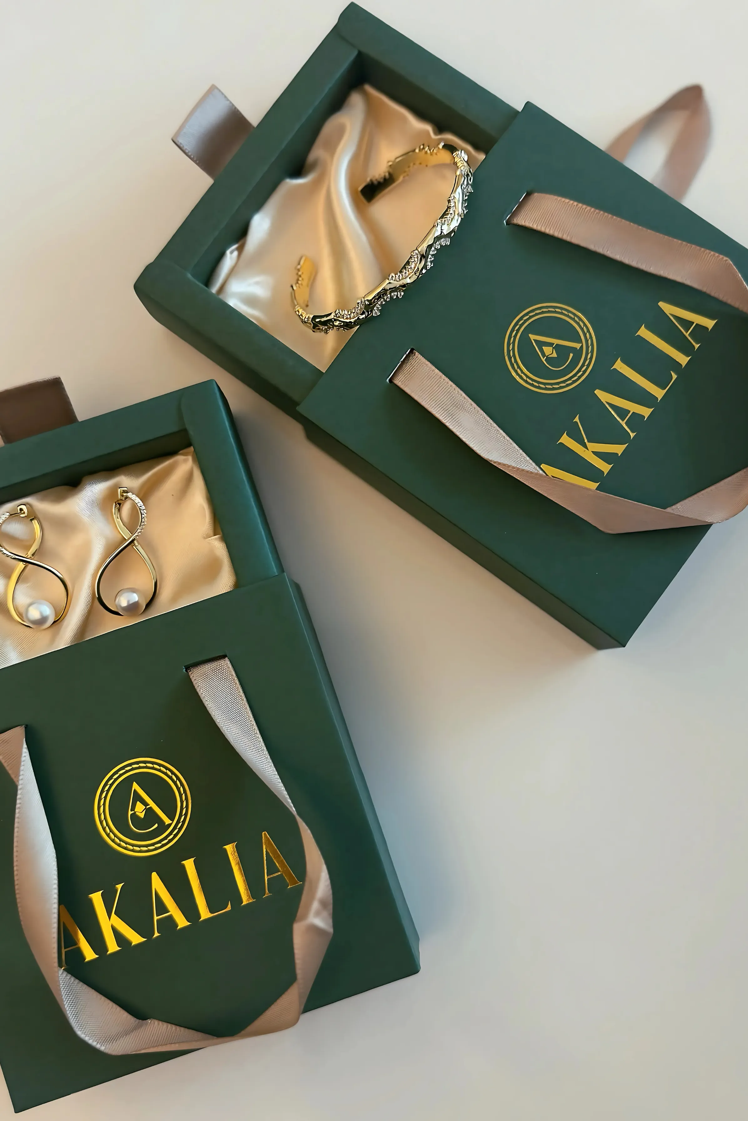 Waterproof Infinity Earrings with Pearl Hoop Earrings