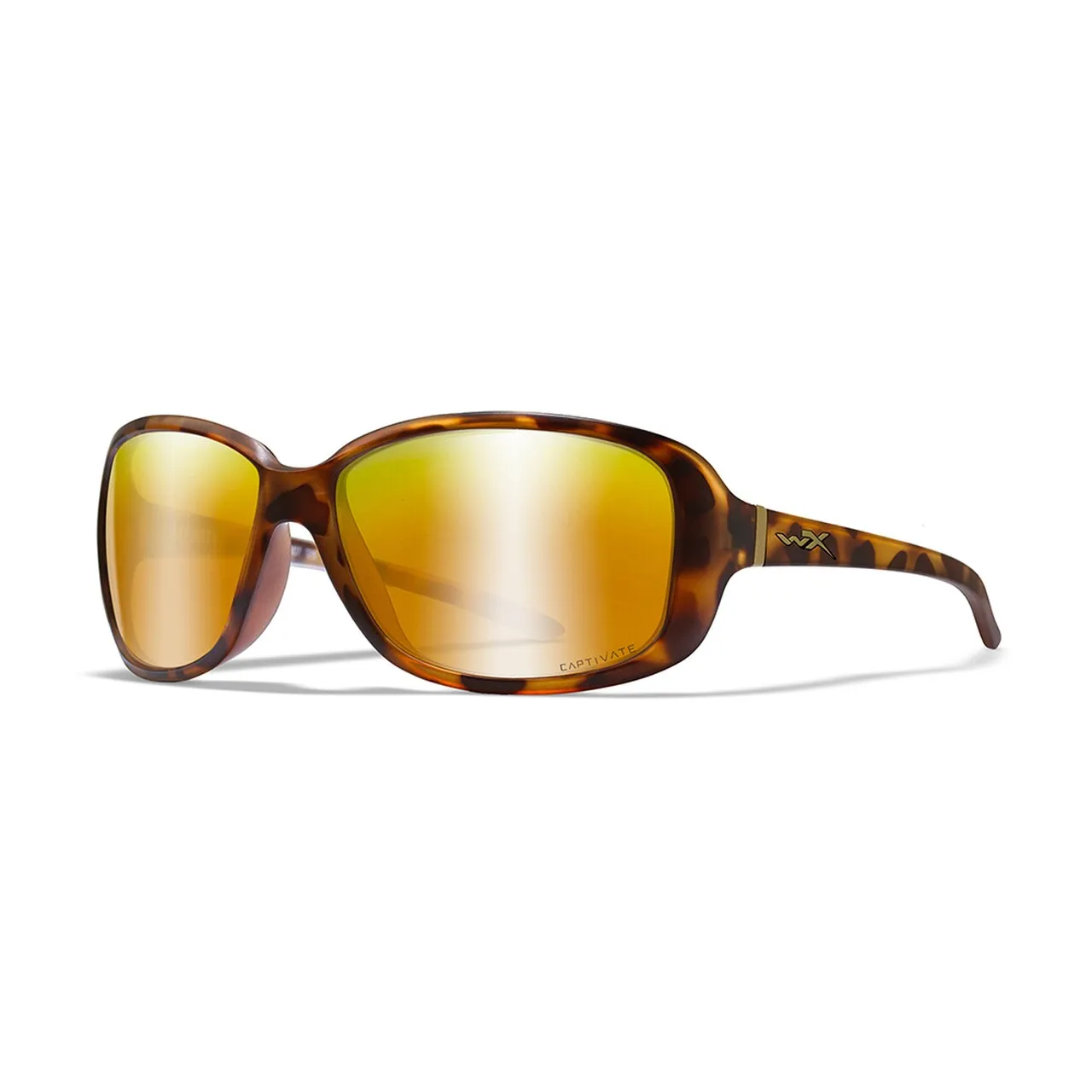 Wiley X Affinity Sunglasses Polarised Bronze Lens Matte Demi Frame