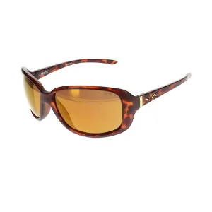 Wiley X Affinity Sunglasses Polarised Bronze Lens Matte Demi Frame