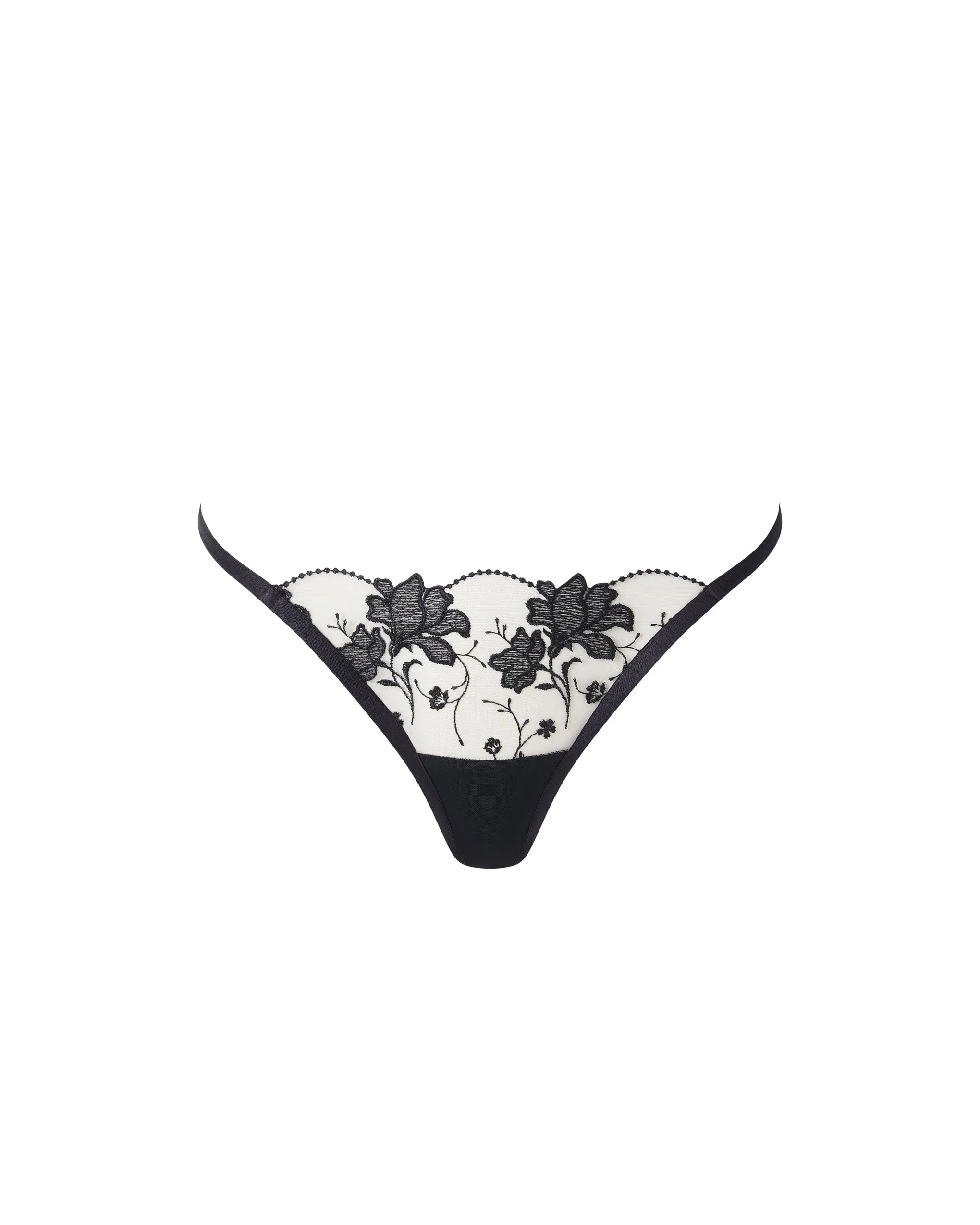 Yvette Panty Black/Sheer